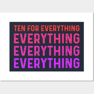 Funny Saying Ten For Everything - Violent femmes kiss off Posters and Art